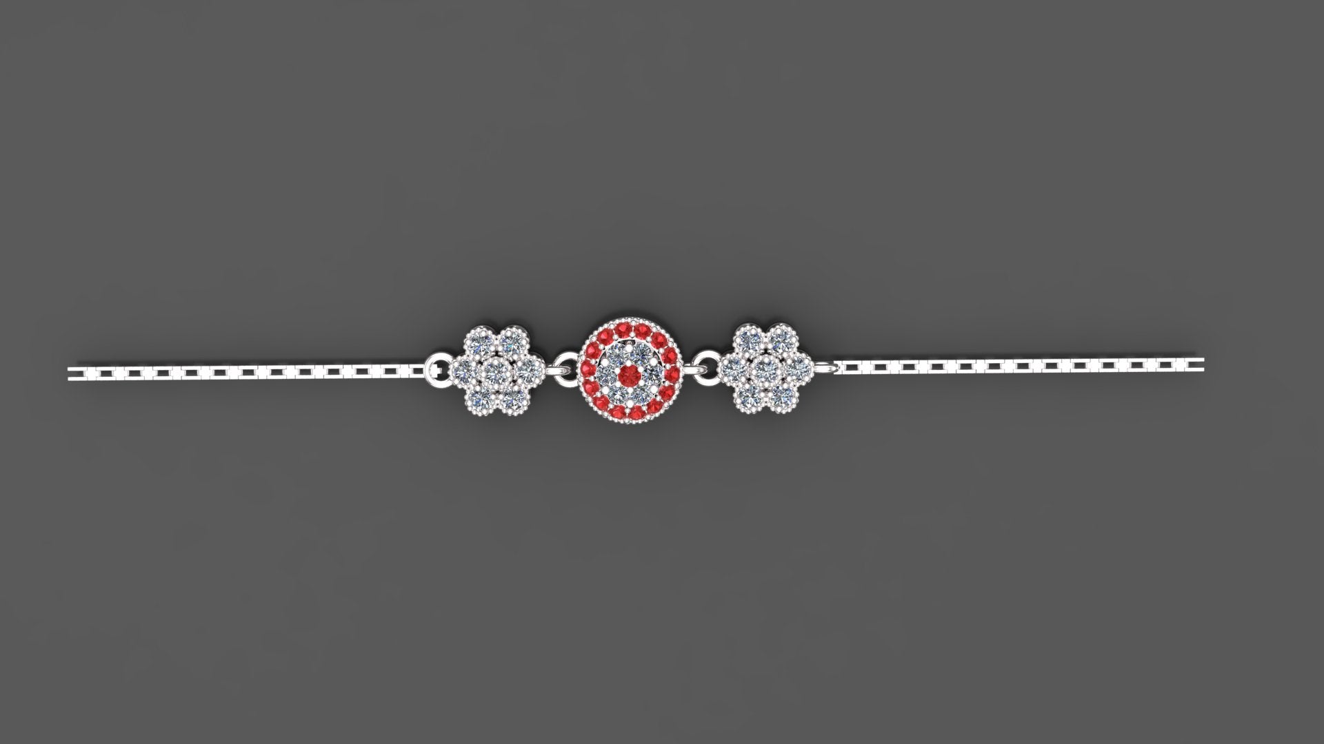 Silver Flower Bracelet Customizable – Handmade Adjustable Women’s Jewelry