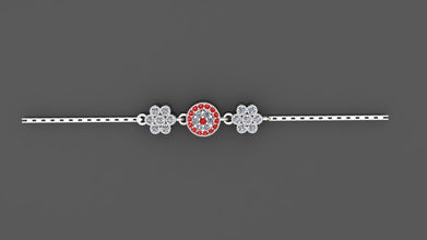 Silver Flower Bracelet Customizable – Handmade Adjustable Women’s Jewelry
