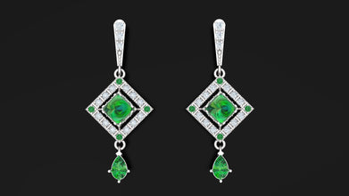 Sterling Silver Dangle Earrings | Handmade Elite Women’s Jewelry