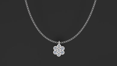 Sterling Silver Floral Jewelry Set Customizable – Necklace, Earrings, Ring & Bracelet for Women