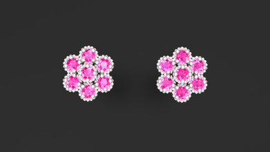 Sterling Silver Floral Earrings – Luxury jewellery for Women