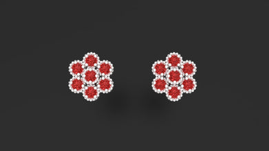 Sterling Silver Floral Earrings – Luxury jewellery for Women