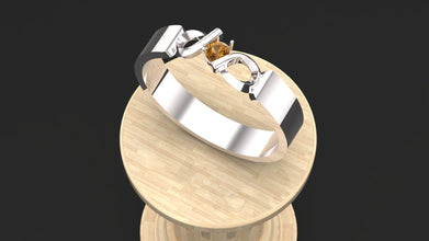 Personalized Sterling Silver Ring with Birthstone | Custom Engraved Silver Band for Men & Women | Unique Gift for Anniversary, Birthday & Couples